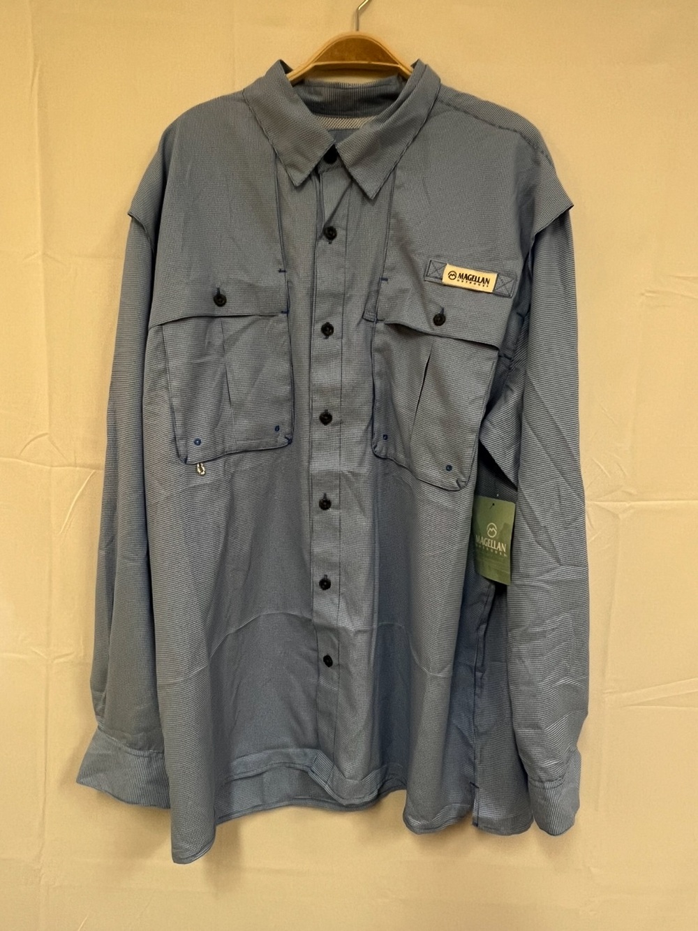 NEW Magellan Outdoors Men's  Long Sleeve Fishing Shirt multiple sizes - Picture 10 of 10